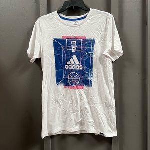 Women’s adidas basketball print tshirt